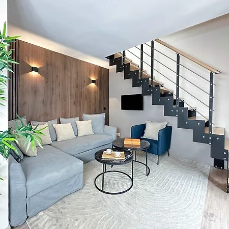 公寓 Stylish & Chic Duplex Near Eiffel Tower 巴黎